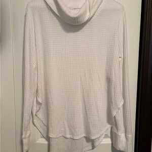 Andrew Marc Cream Cowl Neck Sweater